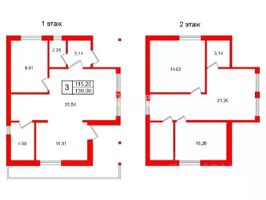 Продается 2-этажный дом, 139 м²
