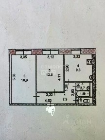Продается 2-комн. квартира, 51,5 м²