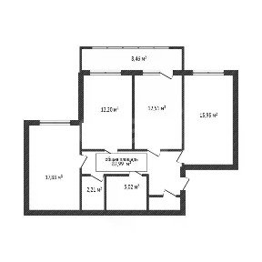 Продается 3-комн. квартира, 79,4 м²