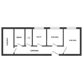 Продается 2-комн. квартира, 56,8 м²