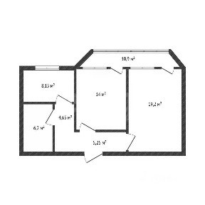 Продается 2-комн. квартира, 56,4 м²
