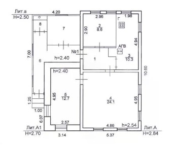 Продается 1-этажный дом, 81,5 м²