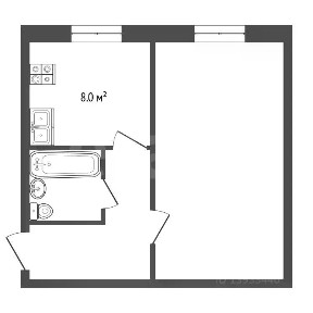 Продается 1-комн. квартира, 31,1 м²