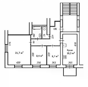 Продается 3-комн. квартира, 68,6 м²