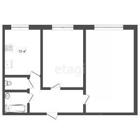 Продается 2-комн. квартира, 49,3 м²