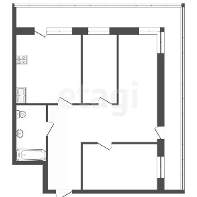 Продается 3-комн. квартира, 64,5 м²