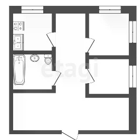 Продается 2-комн. квартира, 44,9 м²