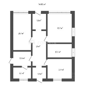 Продается 2-этажный дом, 200 м²