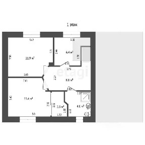 Продается 2-этажный дом, 112,8 м²
