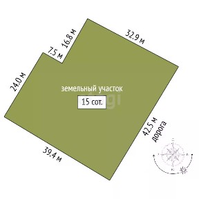Продается участок, 15 сот.