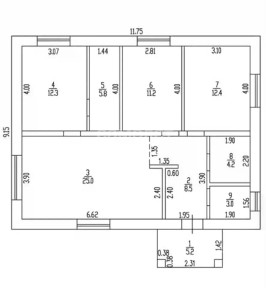 Продается 1-этажный дом, 93 м²
