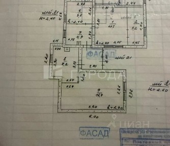 Продается 1/2 часть дома, 56 м²