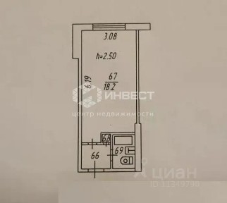 Продается студия, 23,2 м²