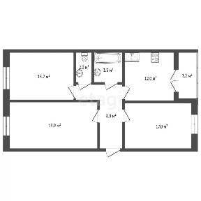 Продается 3-комн. квартира, 78,8 м²