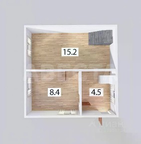 Продается 1-этажный дом, 28 м²