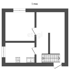 Продается 2-этажный дом, 34 м²
