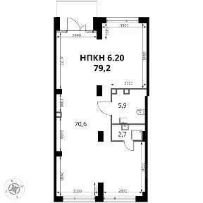 Продается помещение свободного назначения, 79,2 м²