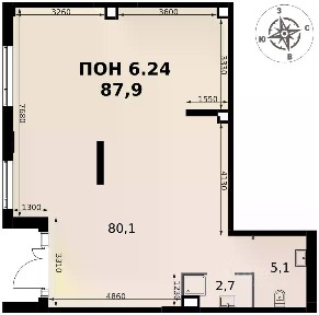 Продается помещение свободного назначения, 87,9 м²