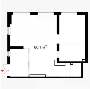 Сдается помещение свободного назначения, 80,1 м²
