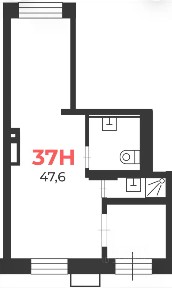 Сдается помещение свободного назначения, 47,6 м²