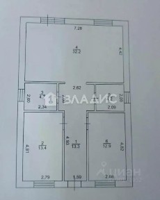 Продается 1-этажный дом, 90 м²