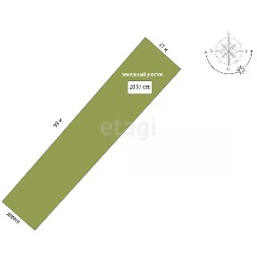 Продается участок, 20,97 сот.