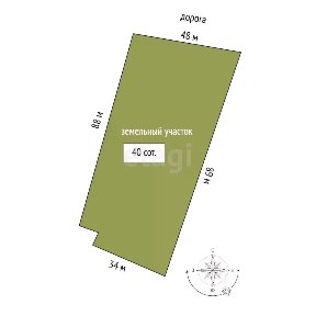 Продается 2-этажный дом, 47,7 м²