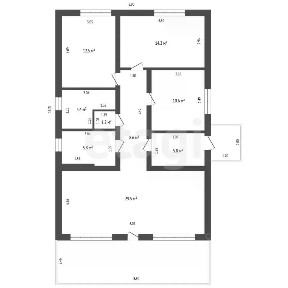 Продается 1-этажный дом, 93,5 м²