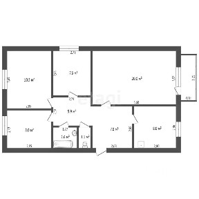 Продается 4-комн. квартира, 71,9 м²