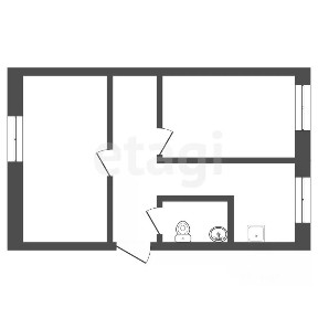 Продается 2-комн. квартира, 54,5 м²