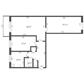 Продается 3-комн. квартира, 59,6 м²