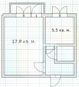 Продается 1-комн. квартира, 31,6 м²