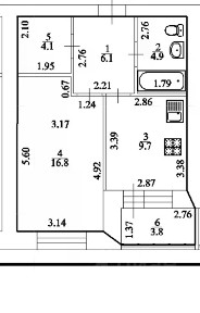 Продается 1-комн. квартира, 41,6 м²