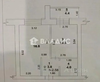 Продается 1-комн. квартира, 37,5 м²