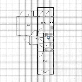 Продается 2-комн. квартира, 52,8 м²