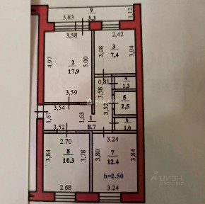 Продается 3-комн. квартира, 61,5 м²