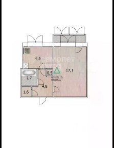 Продается 1-комн. квартира, 33,2 м²
