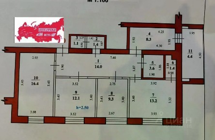 Продается 3-комн. квартира, 90 м²