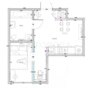 Продается 1-комн. квартира, 28 м²