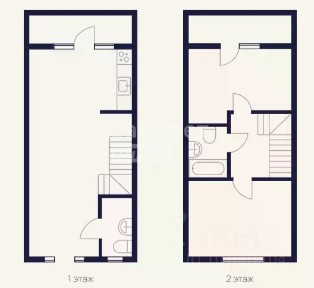 Продается 2-этажный таунхаус, 110 м²