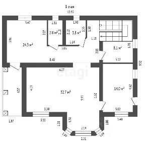 Продается 3-этажный дом, 172 м²