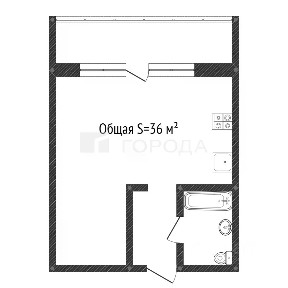 Продается 1-комн. квартира, 36 м²