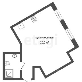 Продается студия, 31,5 м²