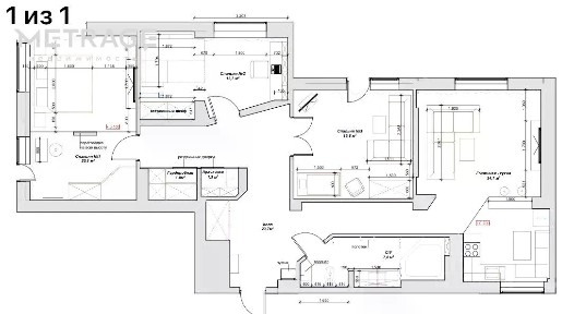 Продается 4-комн. квартира, 109,3 м²