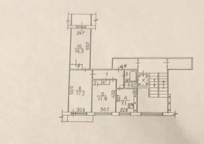 Продается 3-комн. квартира, 60,6 м²