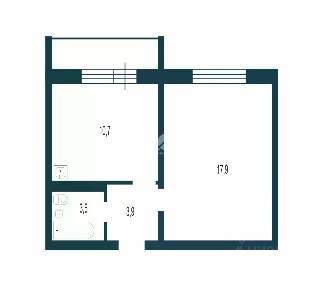 Продается 1-комн. квартира, 35,7 м²