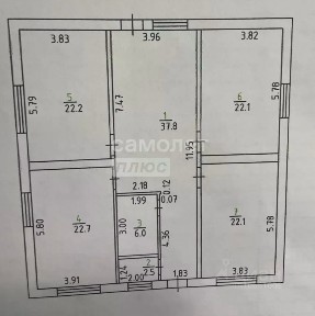 Продается 1-этажный дом, 135,4 м²
