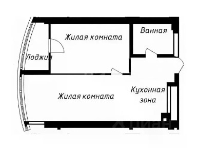 Продается 2-комн. квартира, 52 м²