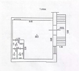 Сдается торговая площадь, 43,2 м²