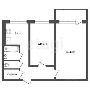 Продается 2-комн. квартира, 40 м²